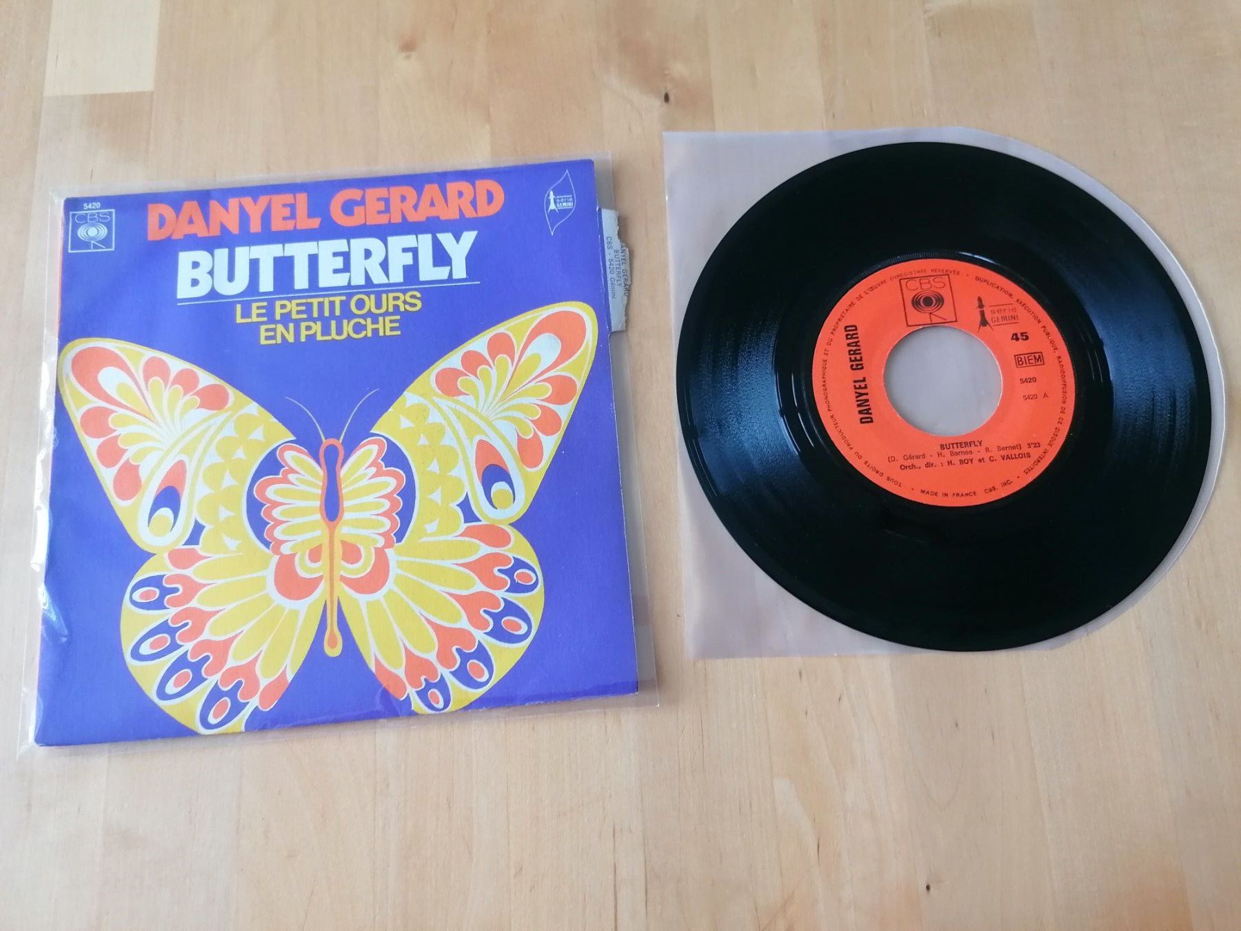 Schallplatten: Danyel Gérard ‎– Butterfly – Gebraucht aus Emmenbrücke von lamorak