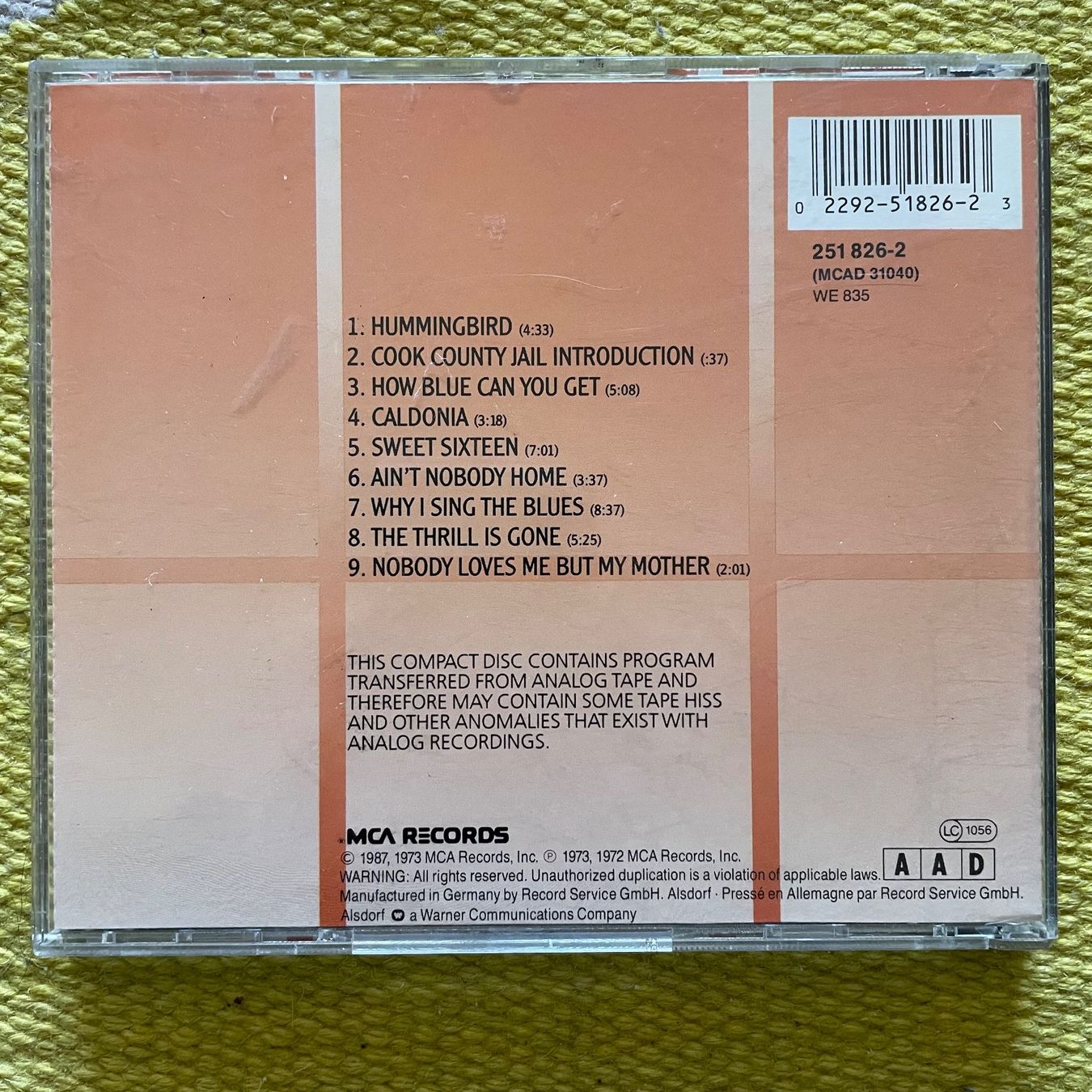 CD: B.B.KING-BEST OF73 – Usato da Rorschacherberg venduto da CD-Roli 1