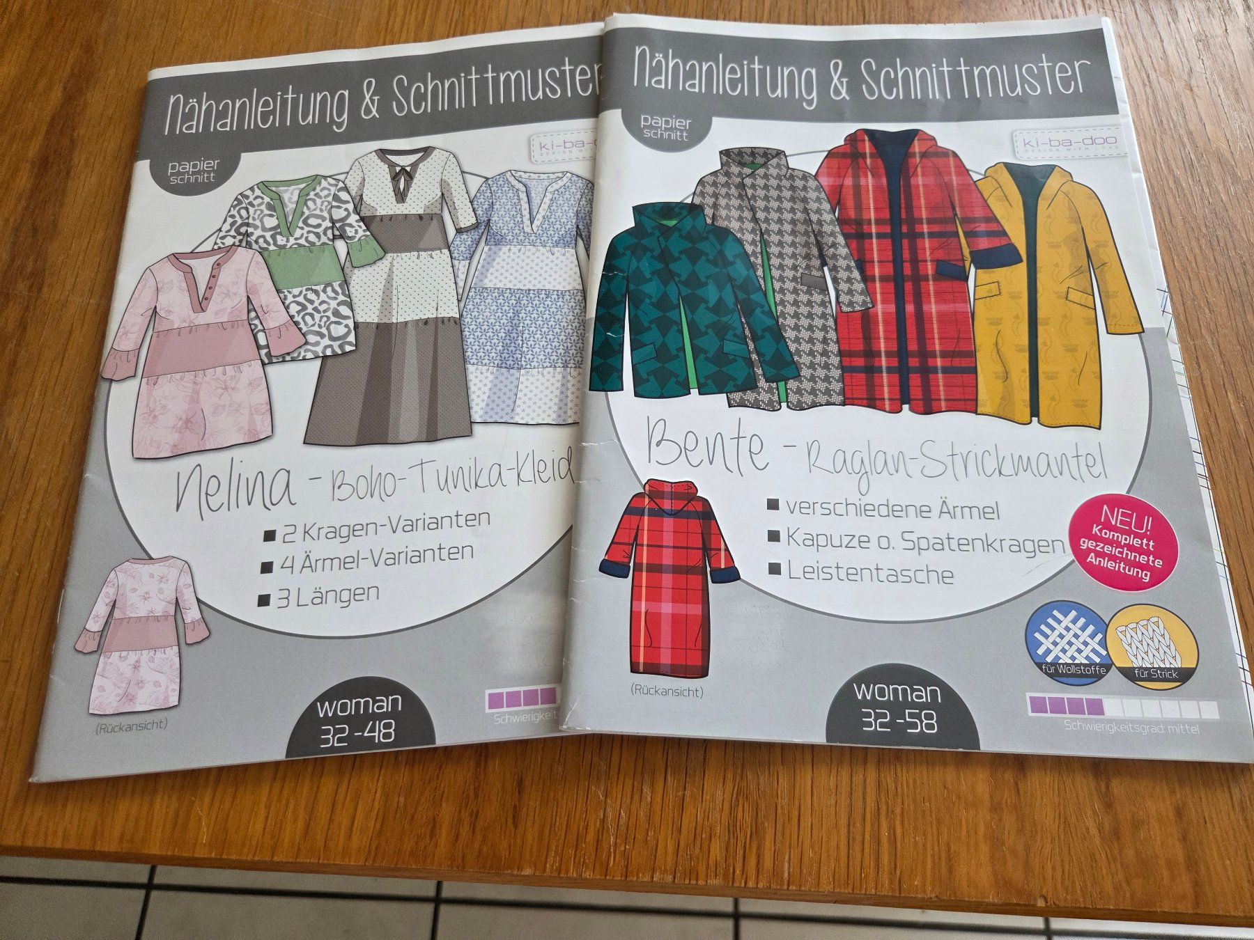 Schnittmuster: Schnittmuster Strickmantel / Boho Kleid – Gebraucht aus Sirnach von babio01