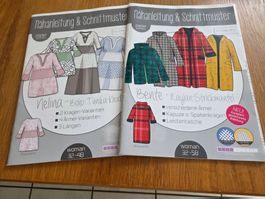 Schnittmuster Strickmantel / Boho Kleid