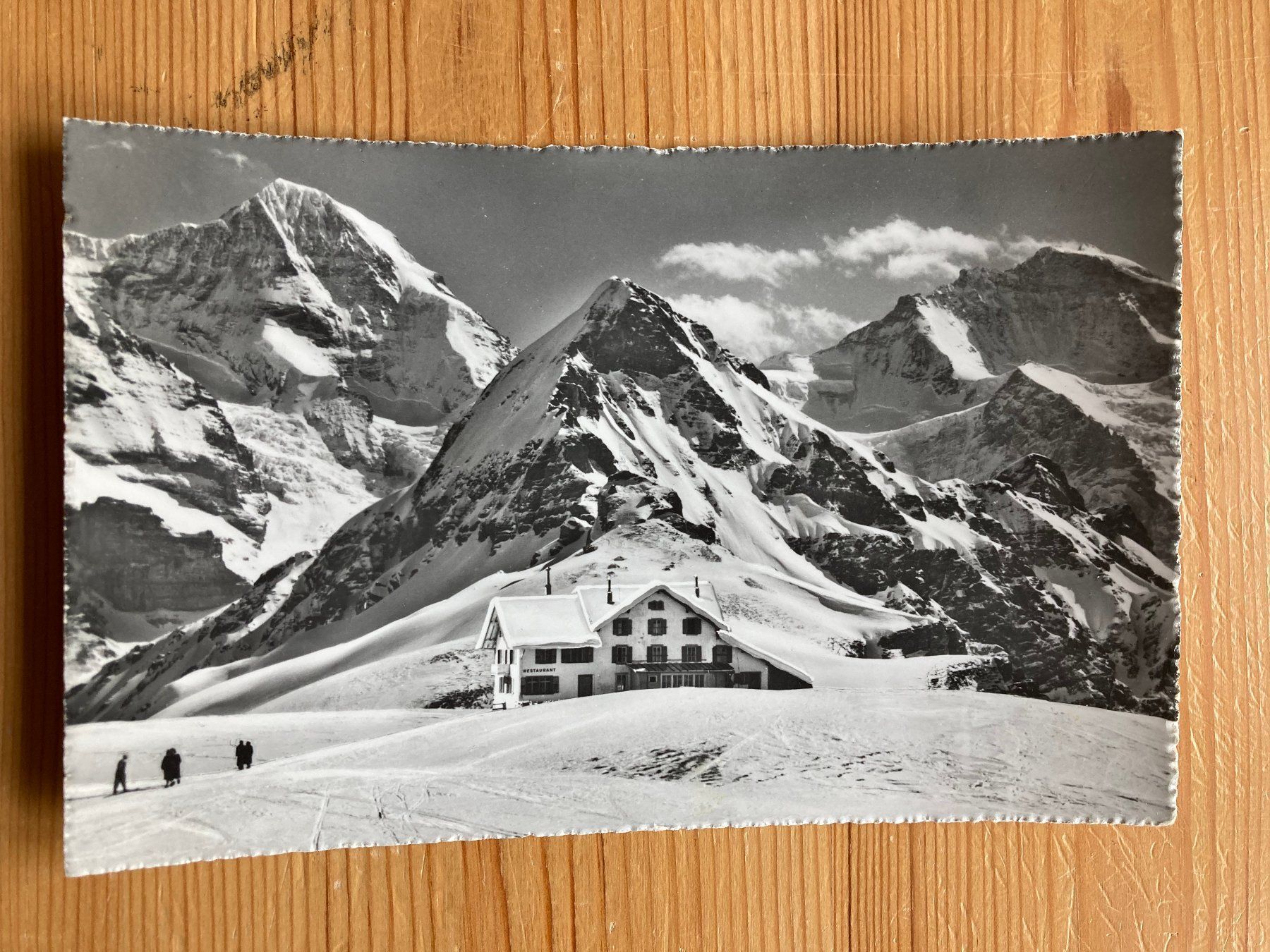 Cartoline postali: Männlichen - Berggasthaus - AK 1959 – Usato da Oberuzwil venduto da Henri09
