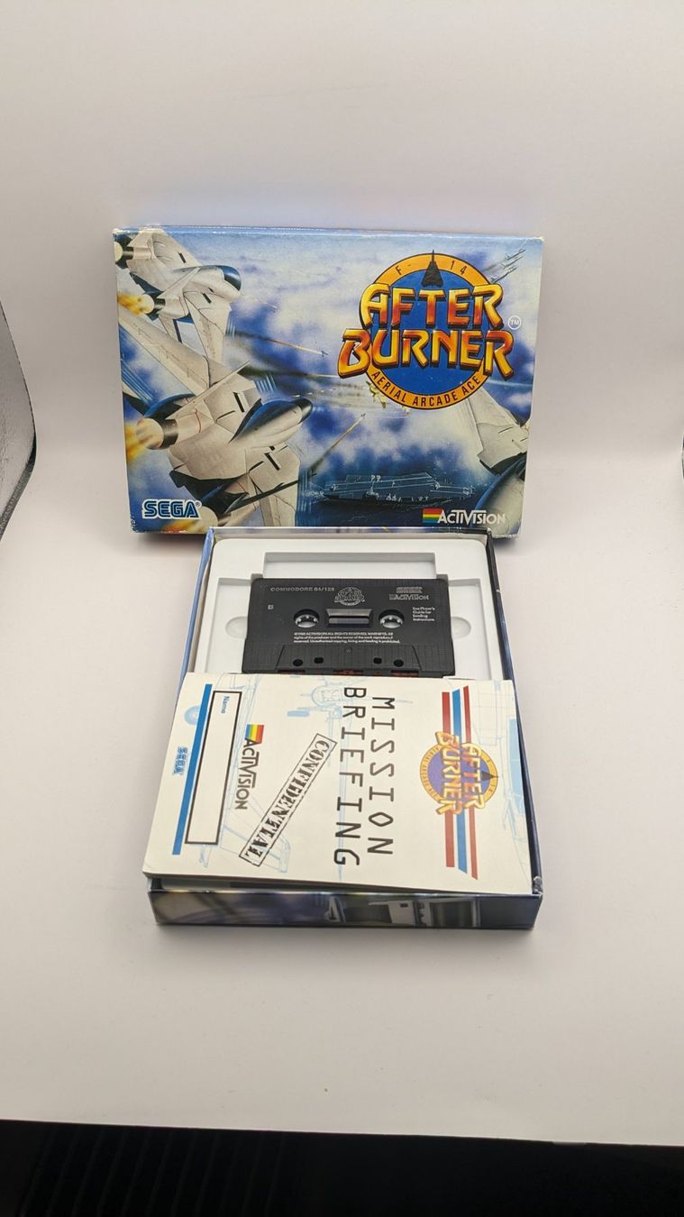 Spiele: Sega - Afterburner - C64 / C128 Tape ca. 1988 – Gebraucht aus Bad Ragaz von MR_BR