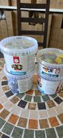 4 Dosen Mosaiksteine Glas/Keramik – Multi-farbig 