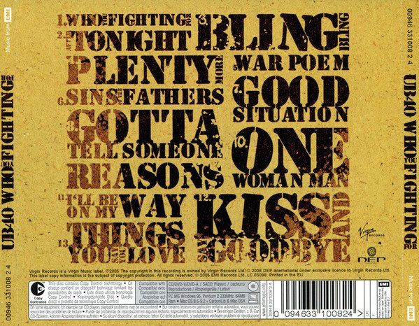 CDs: CD UB40 - Who you fighting for (2005) – Gebraucht aus Möriken AG von mineralia 1