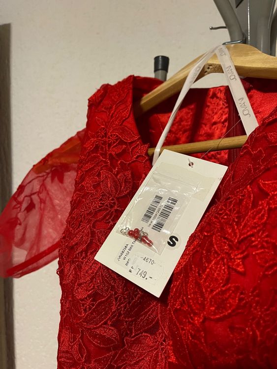 Vestiti: Jovanni Abendkleid | Gr. S | rot | spitzen – Nuovo (secondo la descrizione) da Spreitenbach venduto da Sujrkwxl 3
