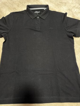 Polo s.Oliver noir, taille M - Idéal pour l'été!