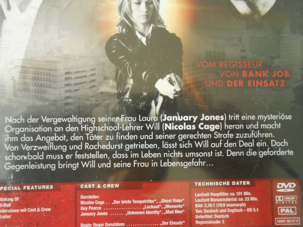 DVD Pakt der Rache - Nicolas Cage | Kaufen auf Ricardo