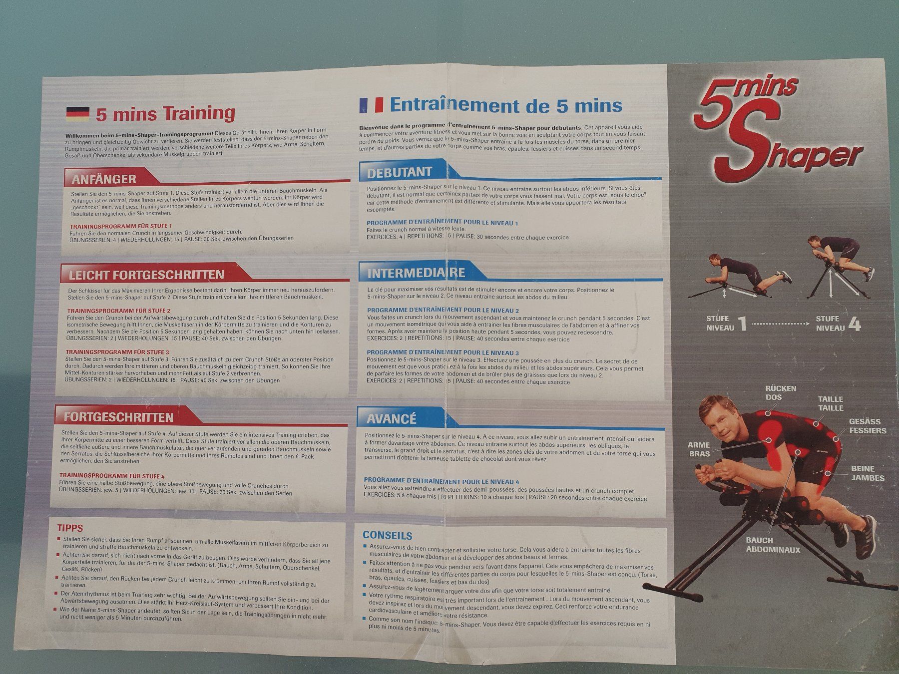 Vélos d'appartement: 5 mins Shaper Bauchtrainer – D'occasion à Winterthur par Maya_r 3