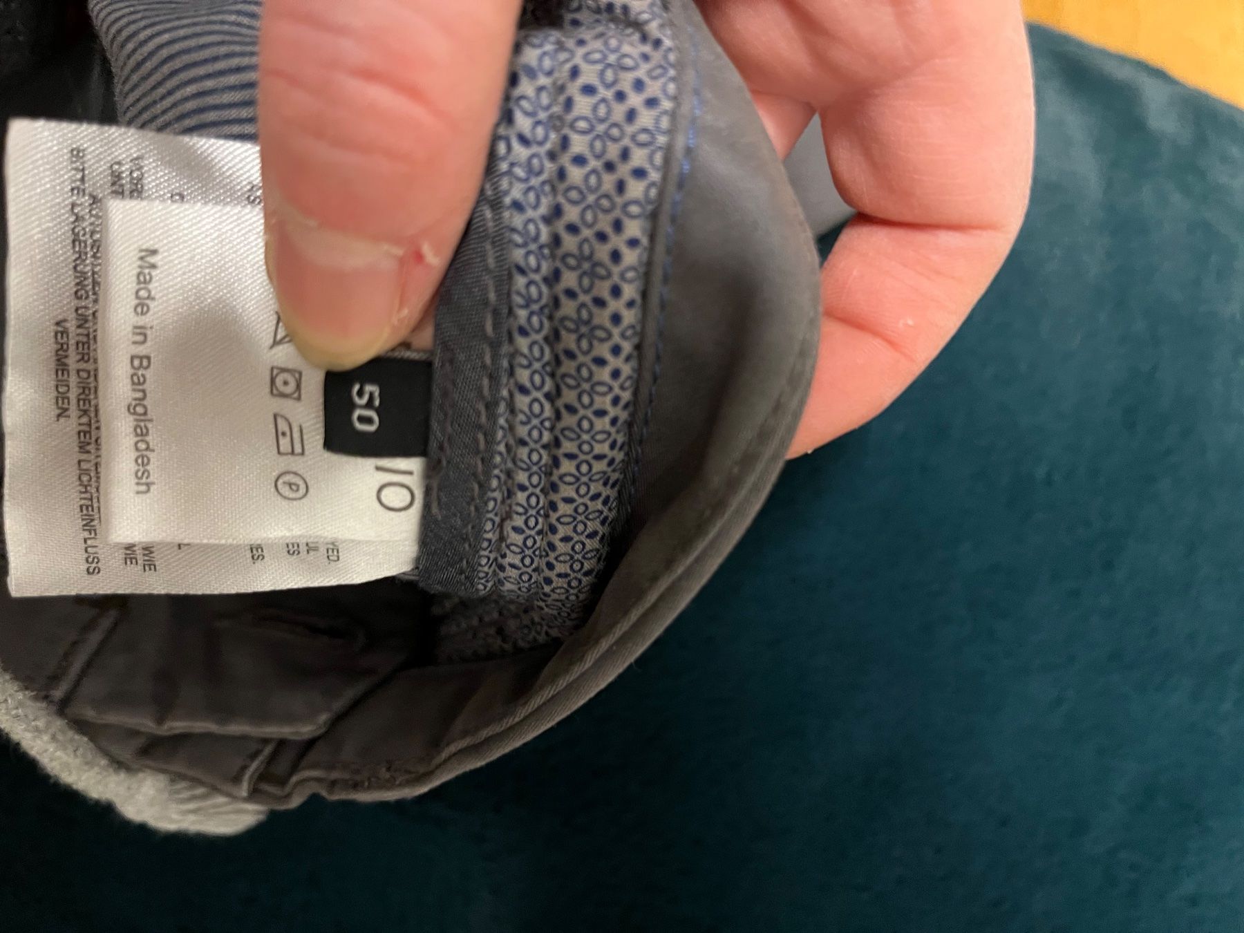 Pantaloni: Herren Stoffhose, Gr. 50, grau, NEU – Nuovo (secondo la descrizione) da Arlesheim venduto da Eli_77 5