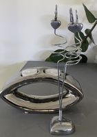 Deko Romantische Teelichthalter mit Herz und Klemmen, Silber