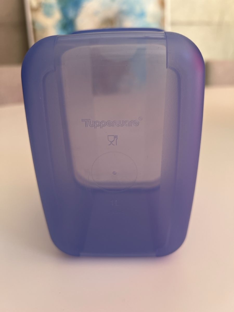 Tupperware Behälter & Ähnliches: Tupperware 1l Behälter blau transparent gebraucht – Gebraucht aus Schleinikon von mbr_jc95 1