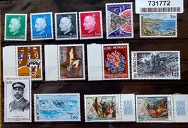 MONACO  timbres neufs ** ~1977-78