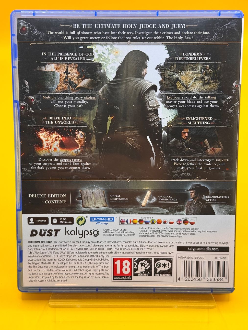 Sony Jeux: The Inquisitor PS5 – D'occasion à Oberwil b. Zug par silver2024 1