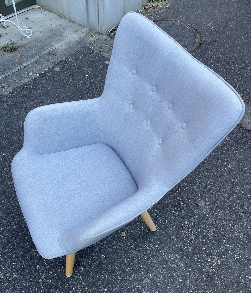 Micasa Fauteuils: Micasa Alf Sessel hellgrau – D'occasion à Basel par noee_joset 1