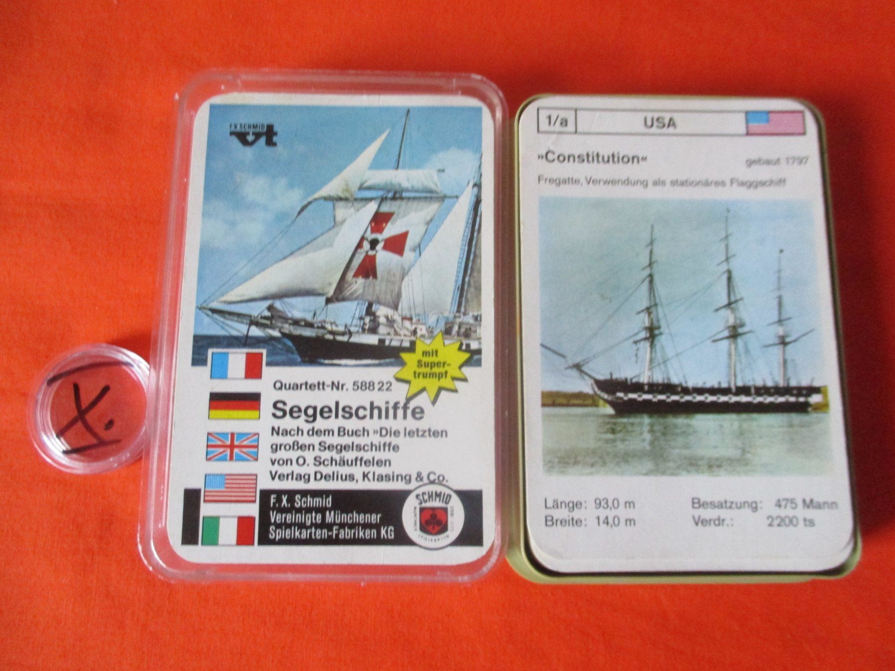 Spiele: Quartett 588 22 Segelschiffe – Gebraucht aus Birsfelden von alles-muss-raus