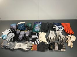 Posten div. gebr. u. neuer Arbeitshandschuhe ab 1.-
