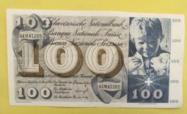 100 Franken Note 1964