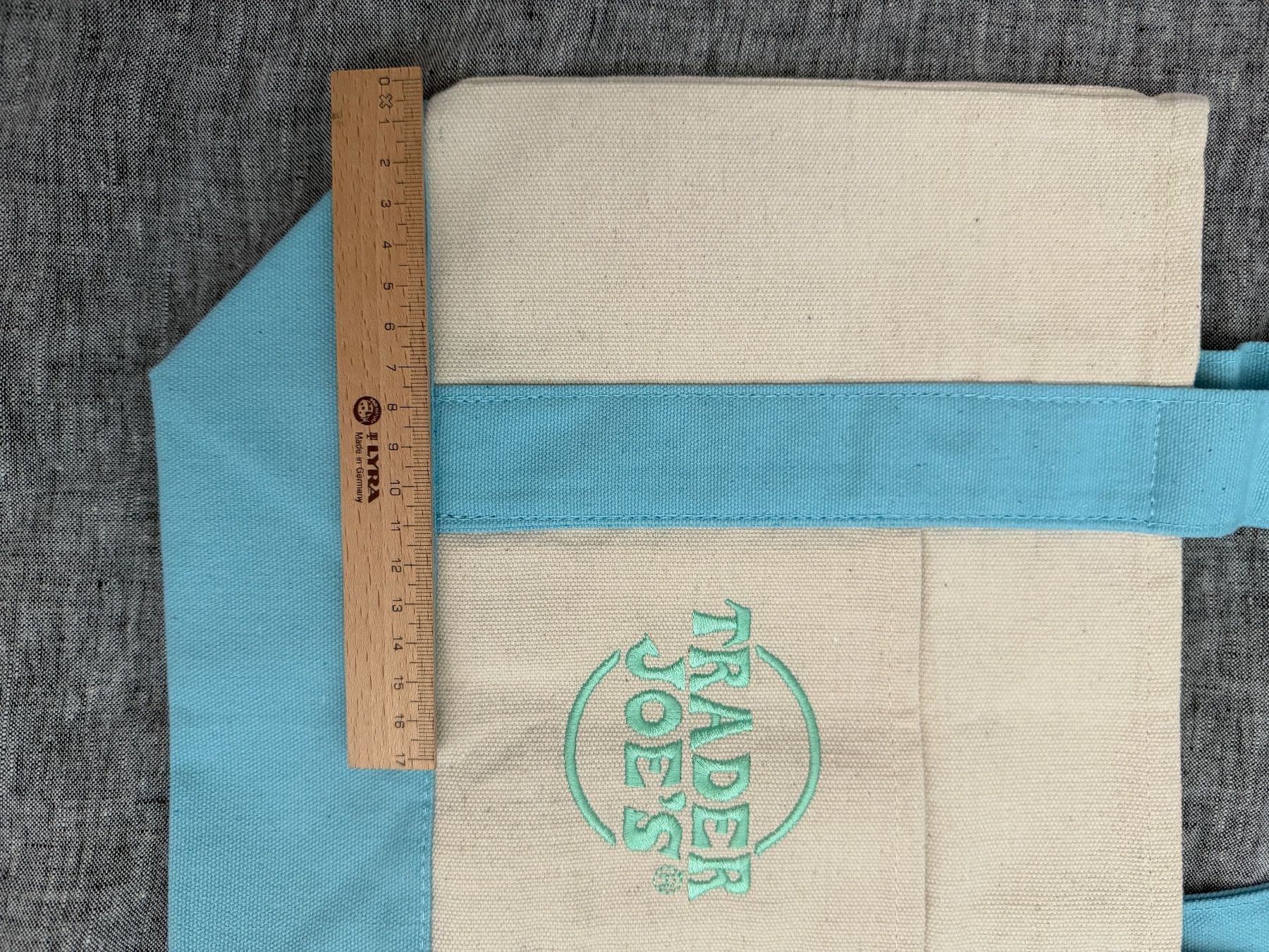 Taschen: Trade Joe's mini tote turquoise – Neu und originalverpackt aus Gockhausen von jdu_hzd2 1