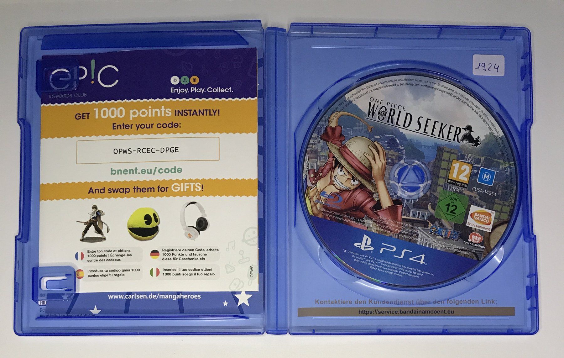Giochi: PS4 - One Piece: World Seeker – Usato da Allschwil venduto da Bullach 1