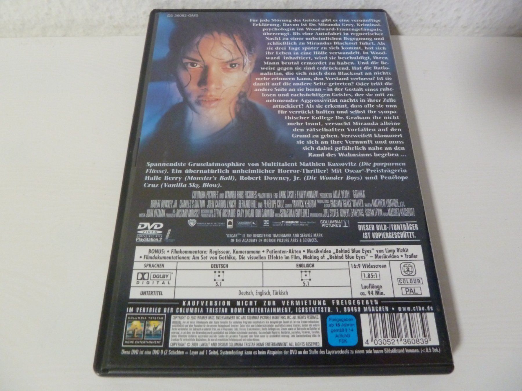 Tutti i DVDs: Gothika  [DVD] – Usato da Abtwil SG venduto da Pfusius 1
