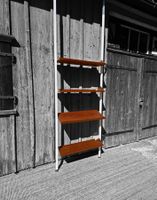 Mid Century Teak Teleskopregal by  Frank Bolliger