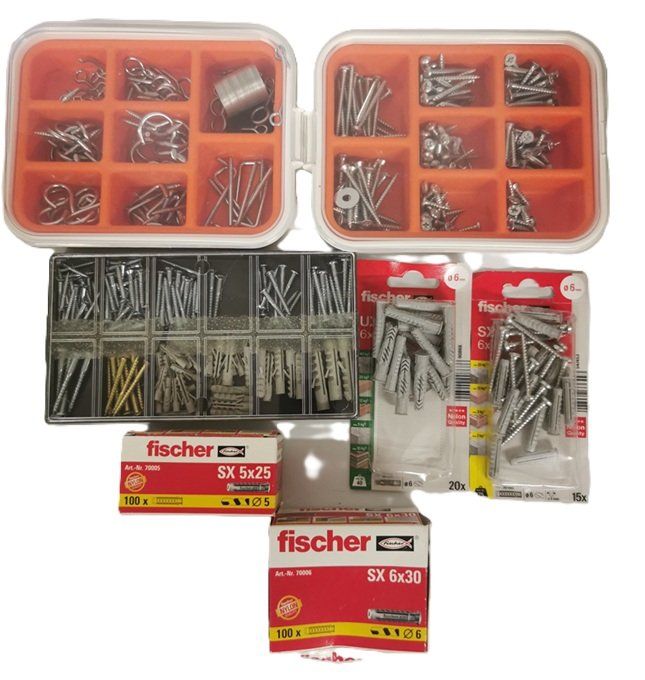 Fischer Tutti gli attrezzi: Diverse Schrauben und Dübel in Sets – Nuovo (secondo la descrizione) da Wilen b. Wollerau venduto da morethanmusic