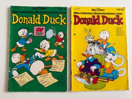 Rarität Die tollsten Geschichten von Donald Duck 34+36