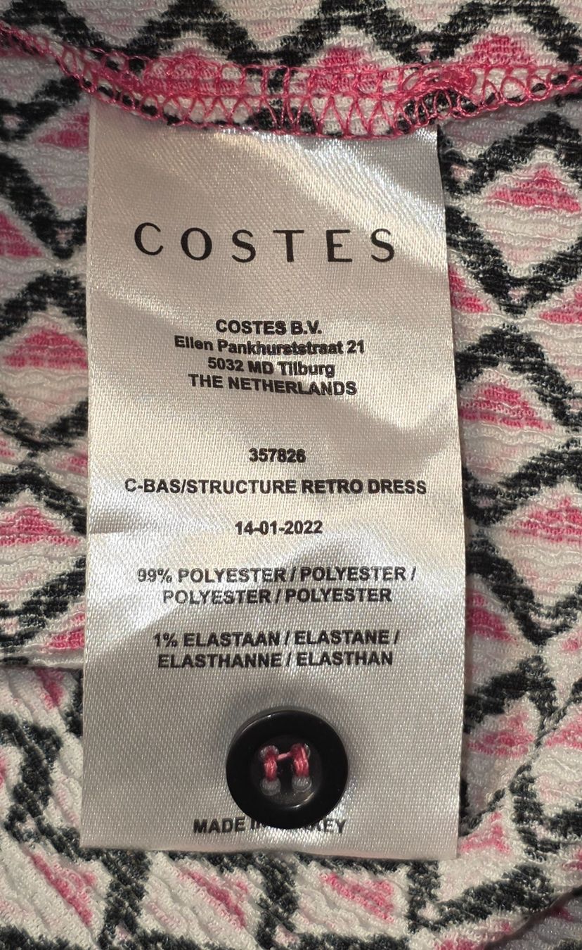 Vestiti: S 34/36 COSTES NL leichtes Basic Blusenkleid midi langarm – Nuovo (secondo la descrizione) da Dürnten venduto da Bachtelsurfer 6