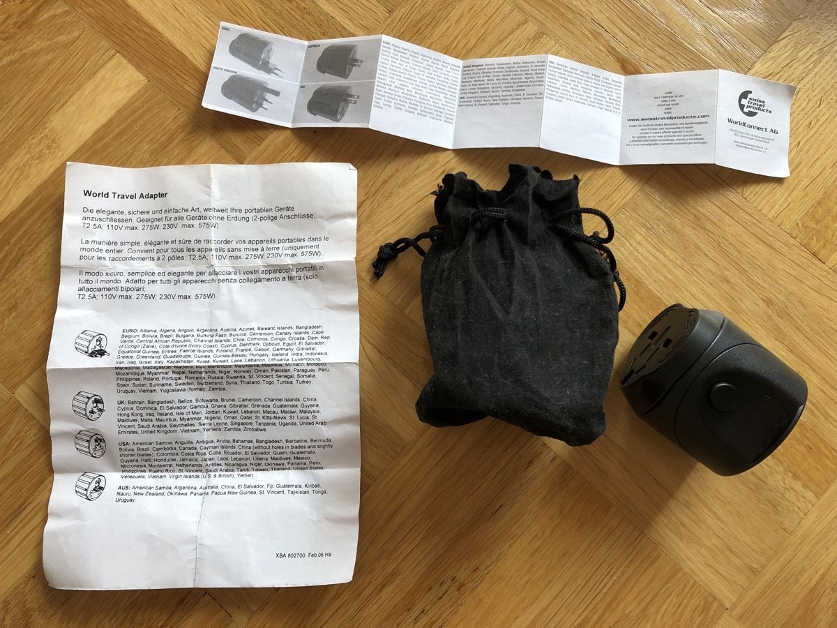 Laufwerke & Adapter: Reiseadapter – Gebraucht aus Küttigen von Schnitzer 2