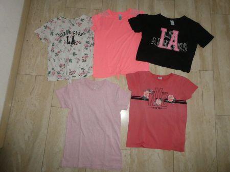 5 T-Shirts Grösse 156/164