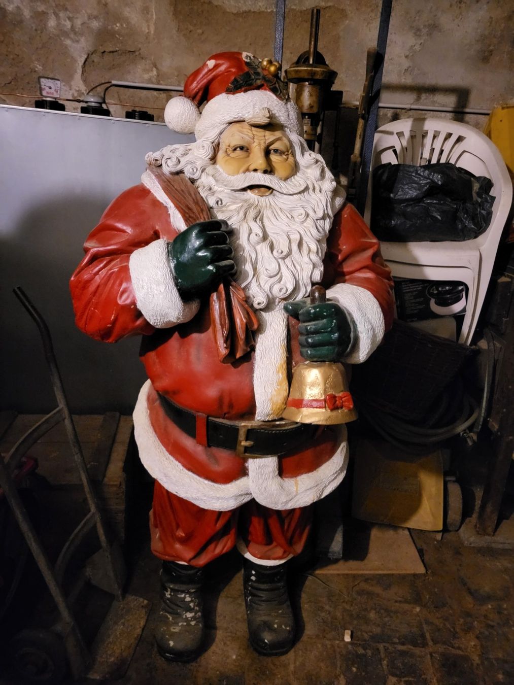 Tutte le decorazioni: lebensgrosser Samichlaus/Weihnachtsmann – Usato da Schwarzenburg venduto da Sunny0290