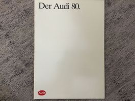 Audi 80 Verkaufsprospekt Jan. 1991