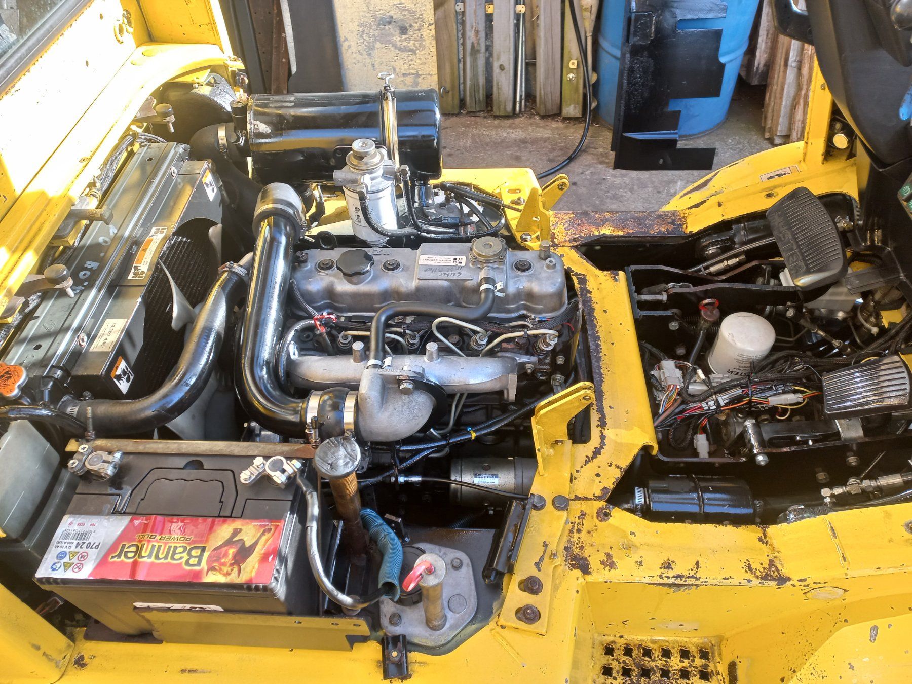 Diesel Carrelli elevatori e a forche: Stapler Dieselstapler Hyster 2,5T Triplex Strassenzulassung – Usato da Dulliken venduto da Classiclerch4657 8