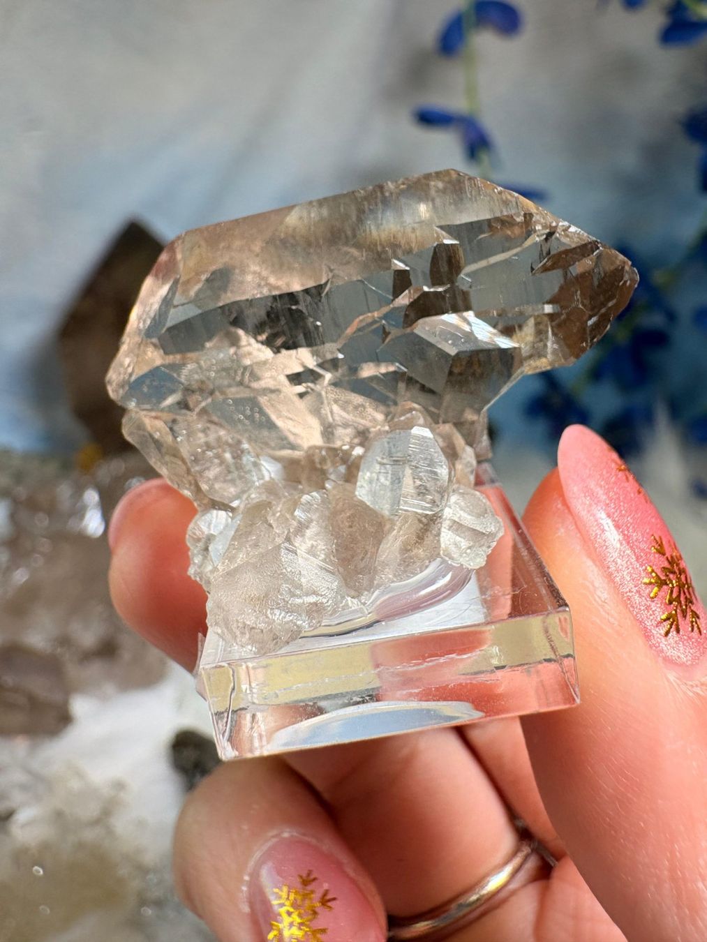 Pietre preziose: Rauchquarz Gwindel Grimelpass – Nuovo e nell'imballaggio originale da Neuheim venduto da m.hald 8
