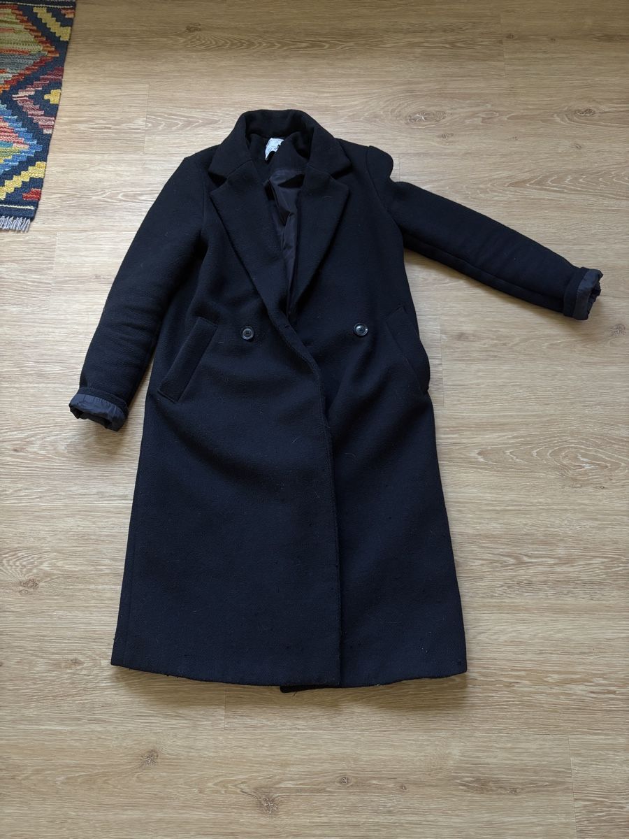 Bershka Cappotti: Schwarzer Mantel Gr. S Berhska – Usato da Luzern venduto da poe_5fml 1
