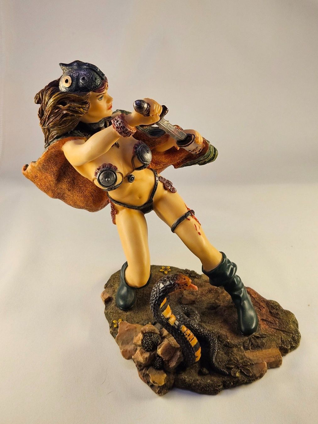 Figurines: Fantasy Figur "Kriegerin mit Kobra" – D'occasion à Illnau par Beriev 1