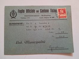 foglio officiale del Canton Ticino