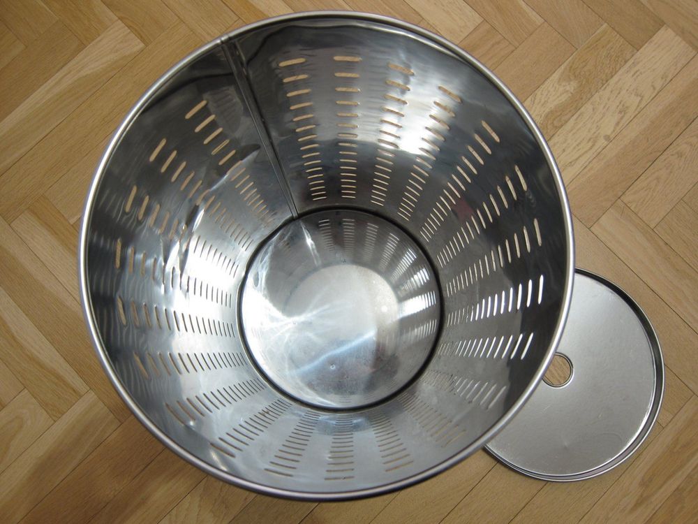 SOLUSTRE Pulvereimer Wäscheeimer Mit Deckel Große Produktbild-Vorschau 2