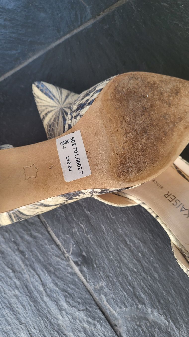Kaiser Damenschuhe: Peter Kaiser Pumps Gr. 4 / 37, Python Print, neuwertig – Gebraucht aus Gutenswil von Spomi 3