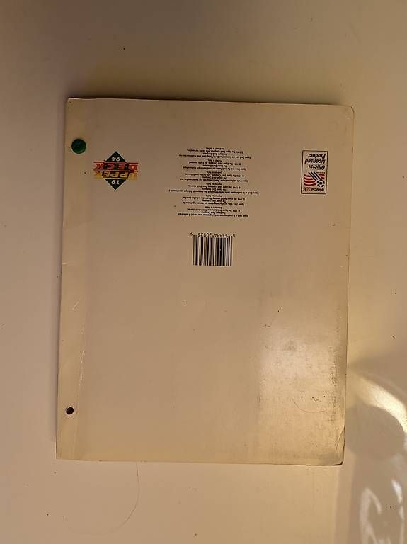 Cartes à collectionner: Album Upper Deck World Cup USA 94  – D'occasion à Bernex par siral05 4