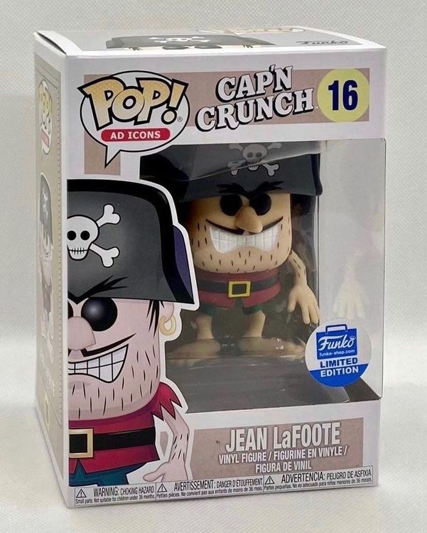 Funko Pop! Cap'n Crunch, Jean LaFoote #16, Funko-Shop Excl. | Kaufen ...