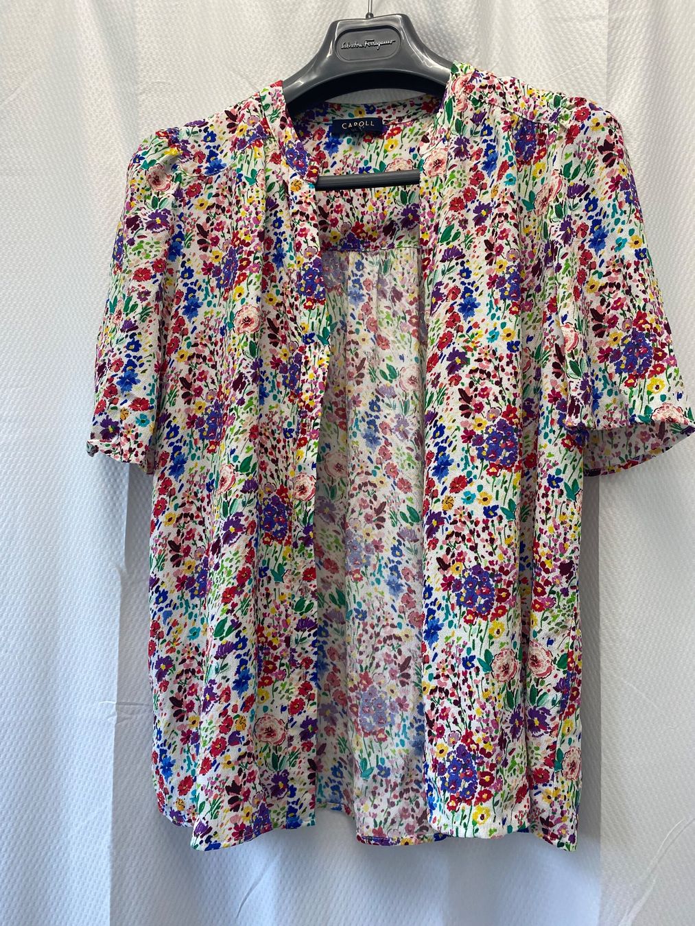 Caroll Camicette: CAROLL Paris - Farbenfrohe Bluse Viskose – Usato da Besazio venduto da lionheart63 6
