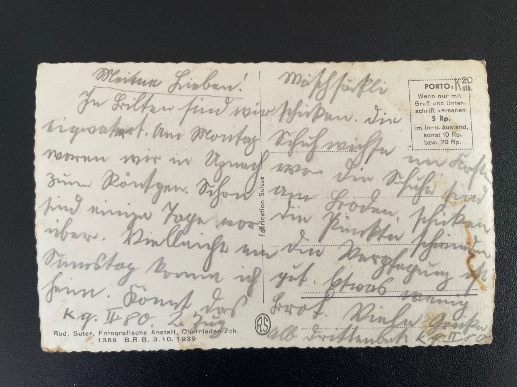 Cartoline postali: AK GL Niederurnen – Usato da Thal venduto da Danny82 1
