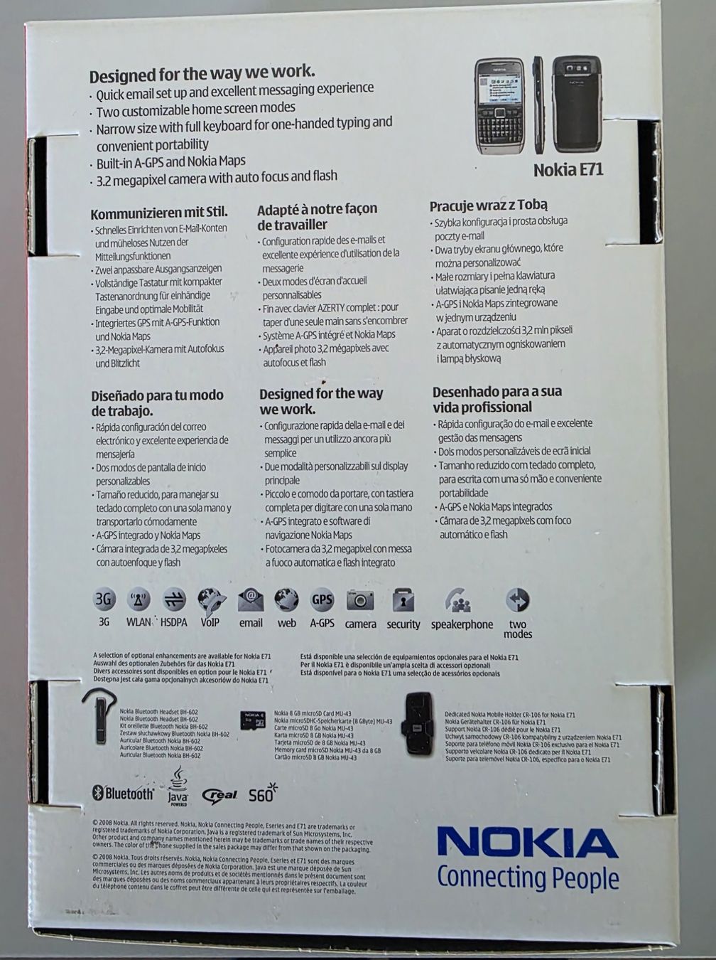 Nokia Portables: Kulthandy Nokia E71 – D'occasion à Hüttlingen par darkir 6