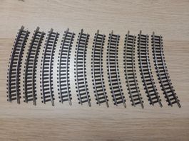 Minitrix 10 x 4912 gebogenes gleis N