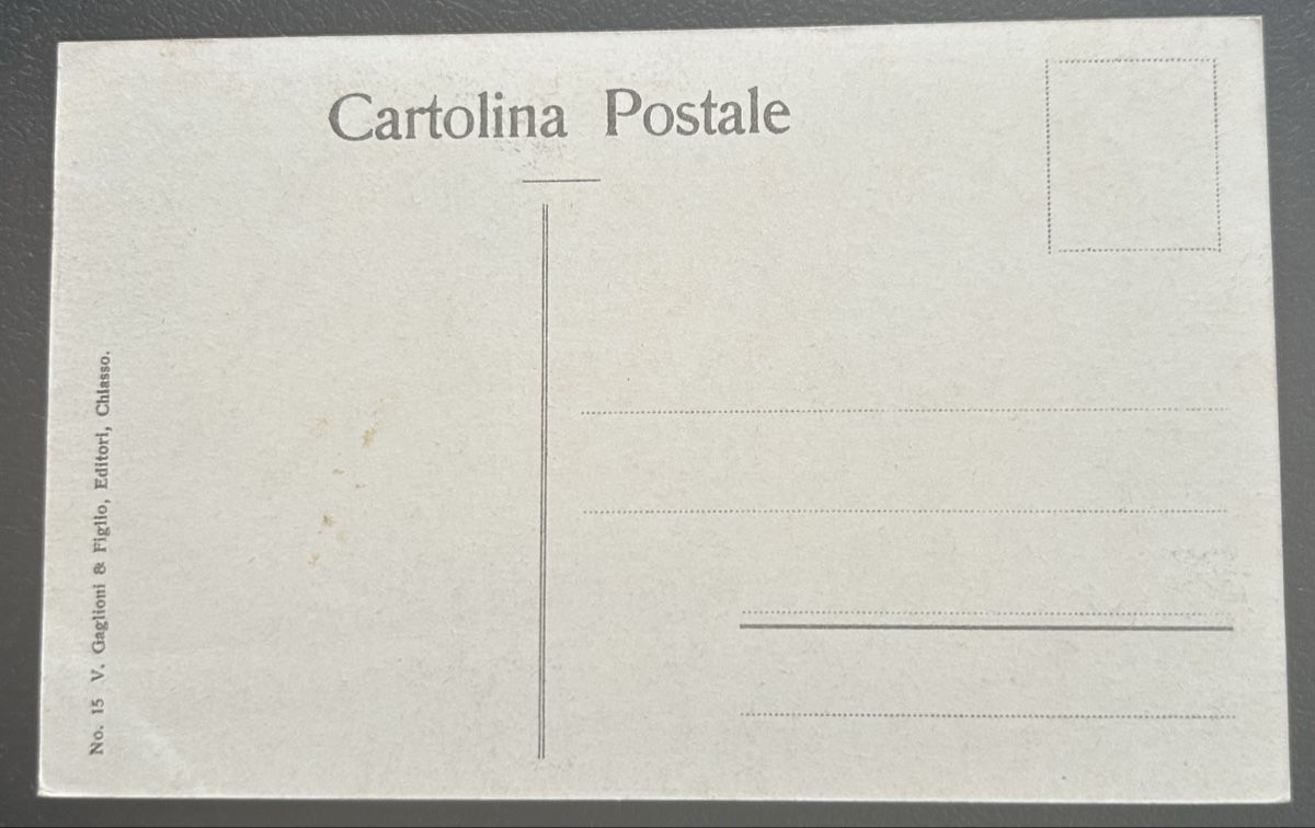 Cartoline postali: Chiasso Zoll mit Strassenbahn  – Usato da Horw venduto da Tellbub 1