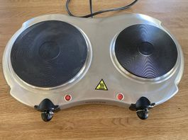 Elektrisches Rechaud mit 2 Platten