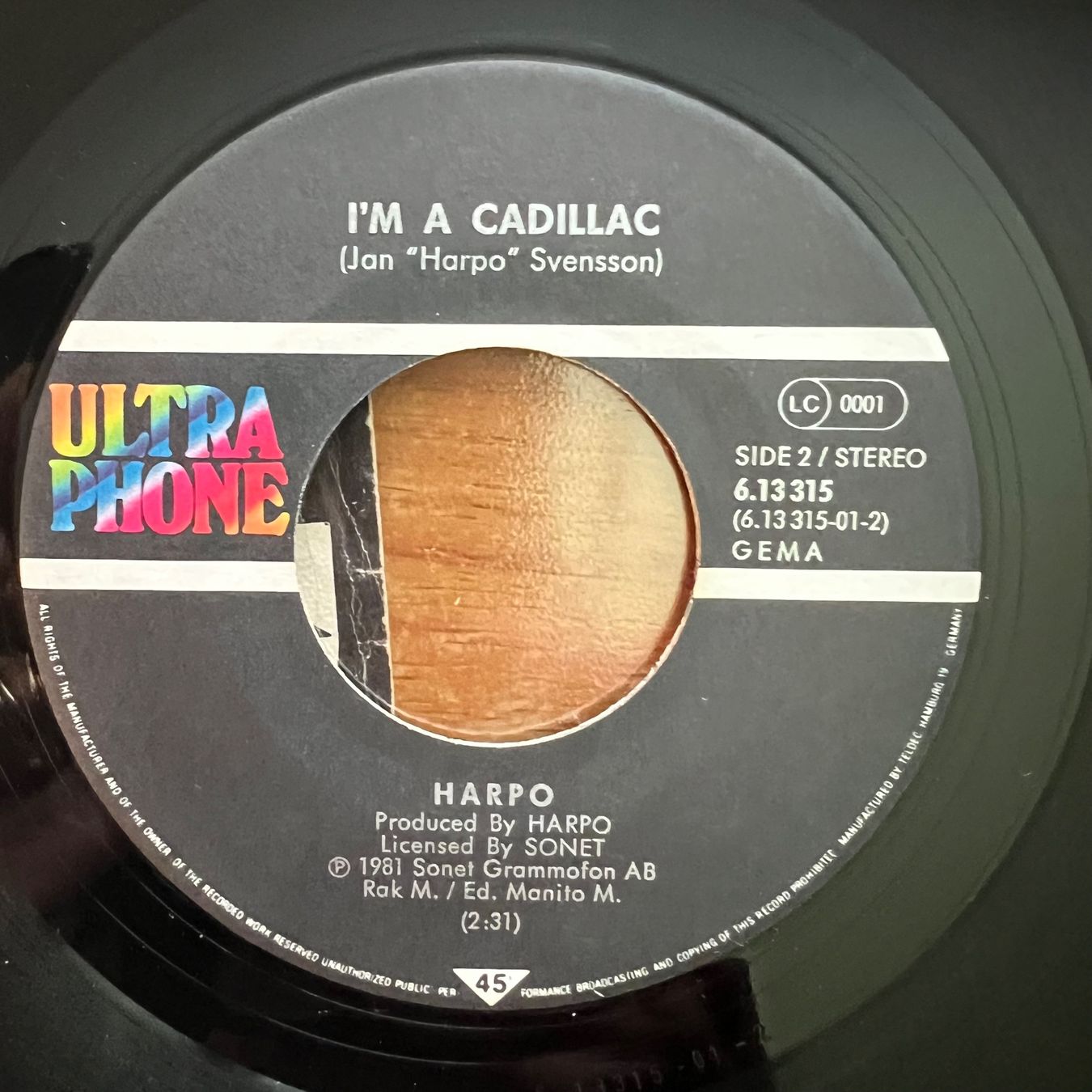 Schallplatten: Harpo - Yes I Do / 1. D-Press. 1981 – Gebraucht aus Gais von soundcave57 3