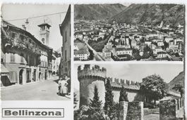 Bellinzona 3 vedute 1957