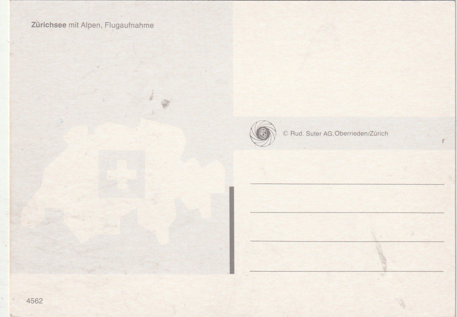 Cartoline postali: Zürich  Flugaufnahme – Usato da Lumbrein venduto da made02 1